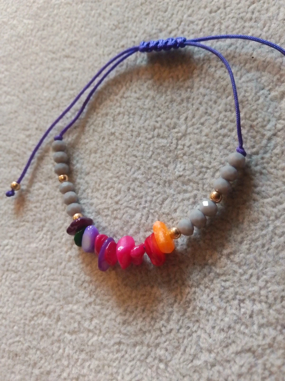 Bracelet pierres colorées – photo 3
